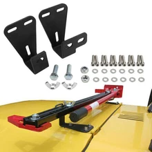 Автомобильный держатель лопаты Легкая установка практичный кронштейн капота высокий подъемный домкрат крепление Замена с винтами сверхмощный для Wrangler K8D6