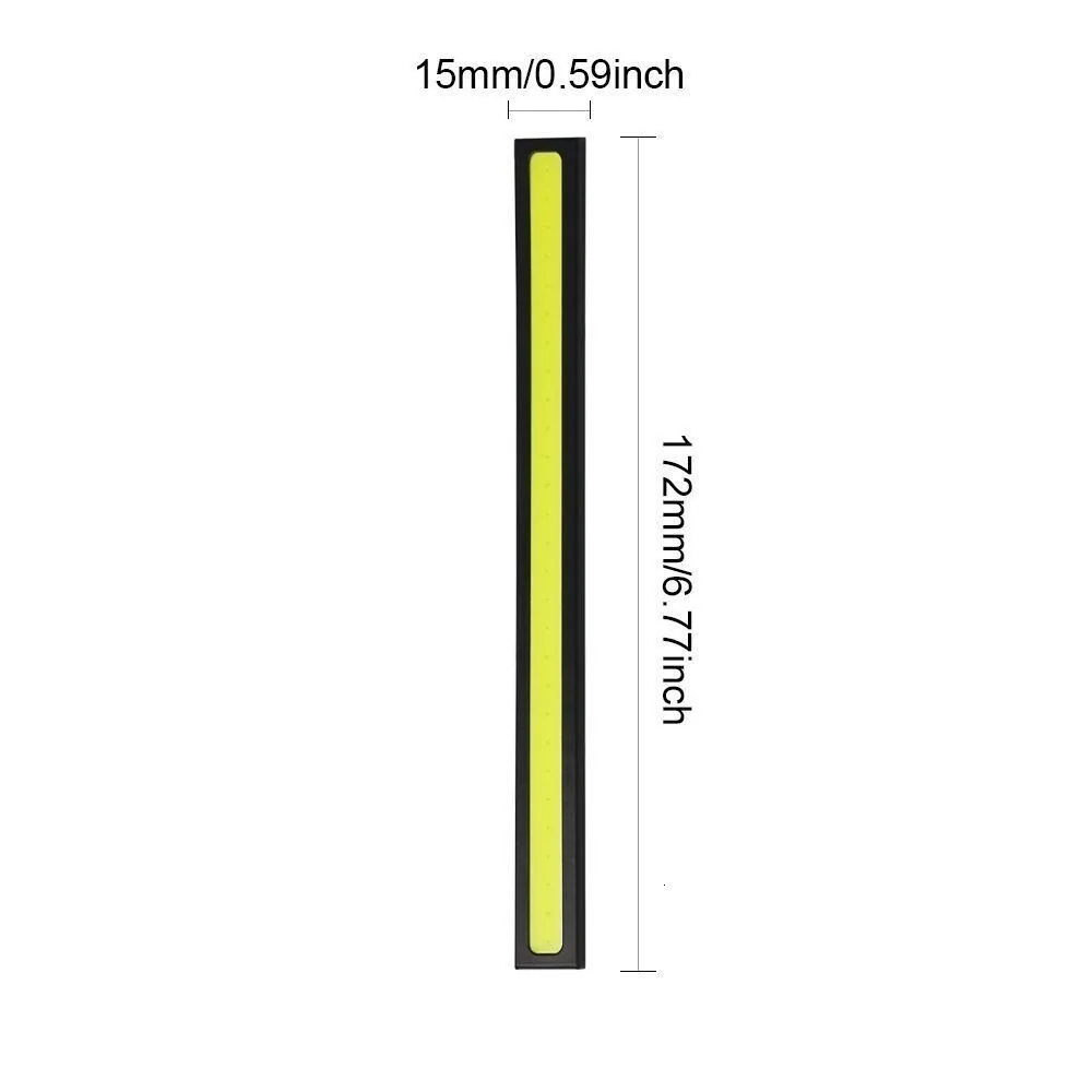 2 предмета 17 см COB DRL светодиодный дневного Фара Внешнее освещение для Универсальный Автомобильный Водонепроницаемый дневной свет баров