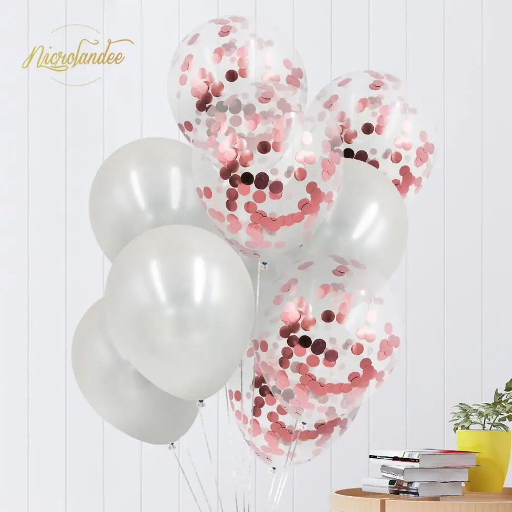 NICROLANDEE 12 дюймовые латексные красочные шары стандартный надувной шар для дня
