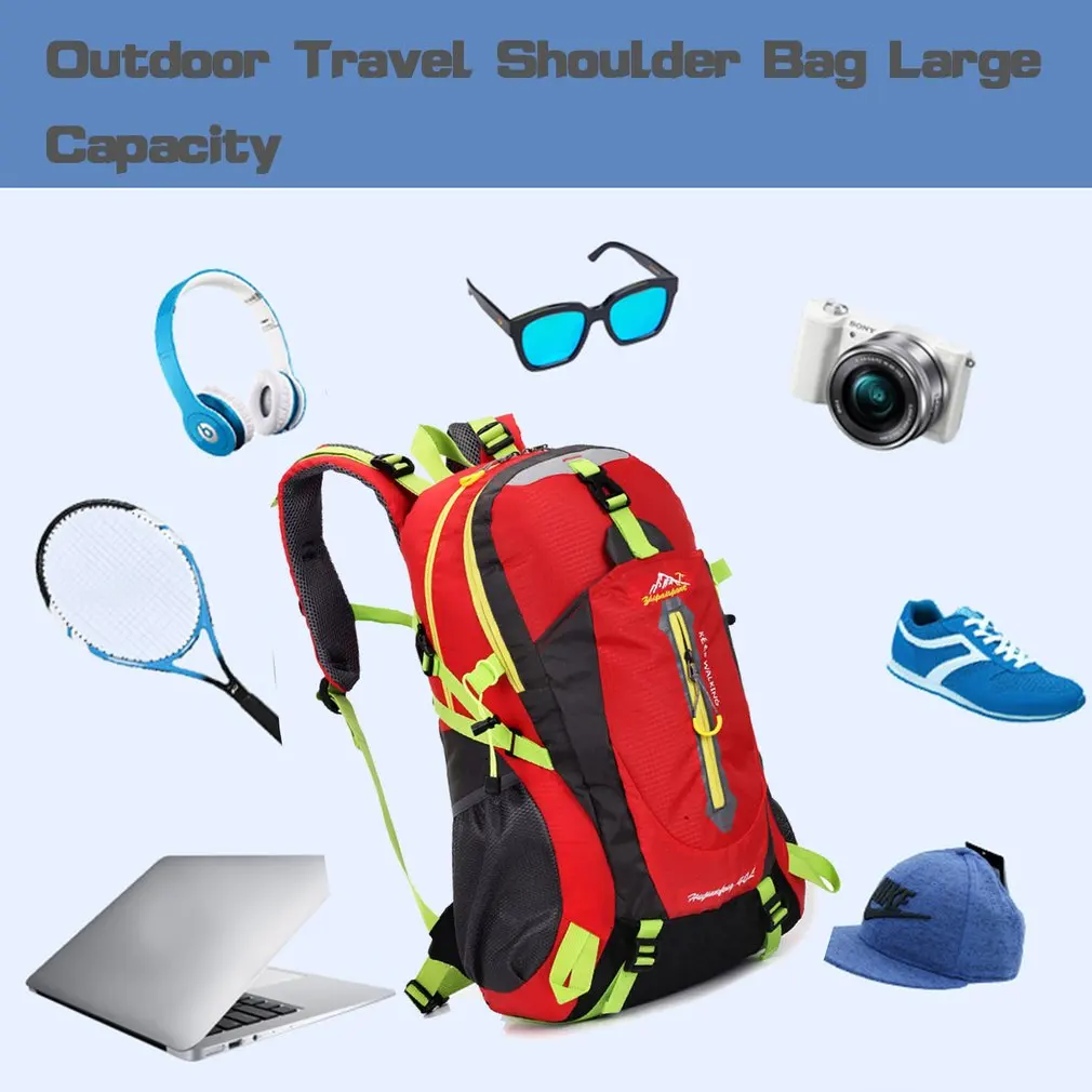 40l водостойкий рюкзак для путешествий походный рюкзак для ноутбука походный рюкзак для мужчин и женщин