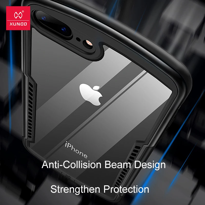 Чехол для телефона Xundd iphone SE2 чехол iPhone 7 8 противоударный мягкий прозрачный