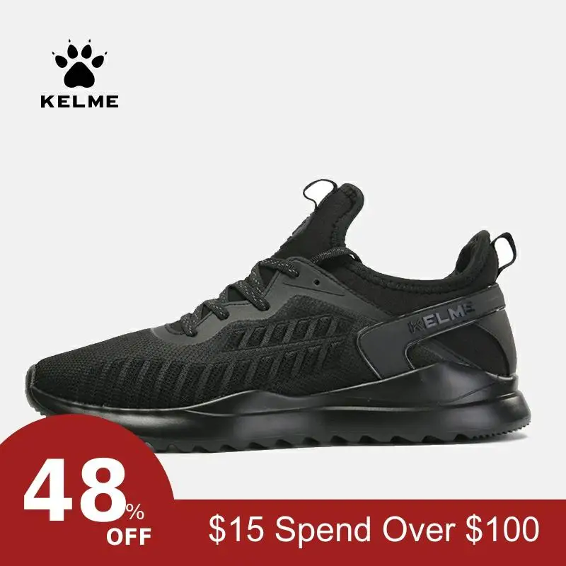 Kelme Мужская Спортивная обувь для бега, кроссовки для мужчин, светильник, дышащая обувь на шнуровке, 6681005
