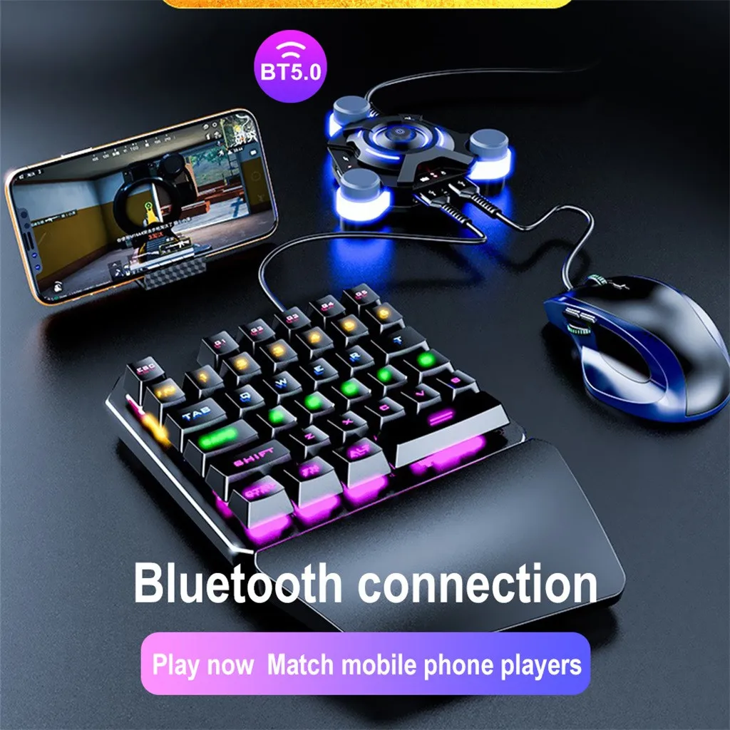 Портативный Мобильный bluetooth-адаптер игровая клавиатура мышь конвертер для Android/IOS для PUBG Playe с мышью и клавиатурой