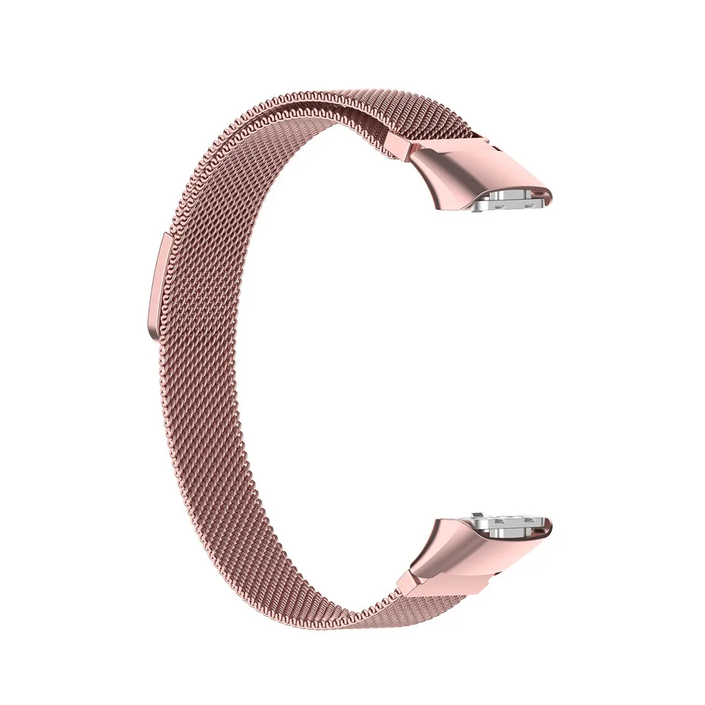 Rose Gold Для samsung Galaxy магнитного браслета из нержавеющей стали Смарт-часы ремешок подходит Группа Китай аксессуары для замены на запястье - Цвет: Rose Gold