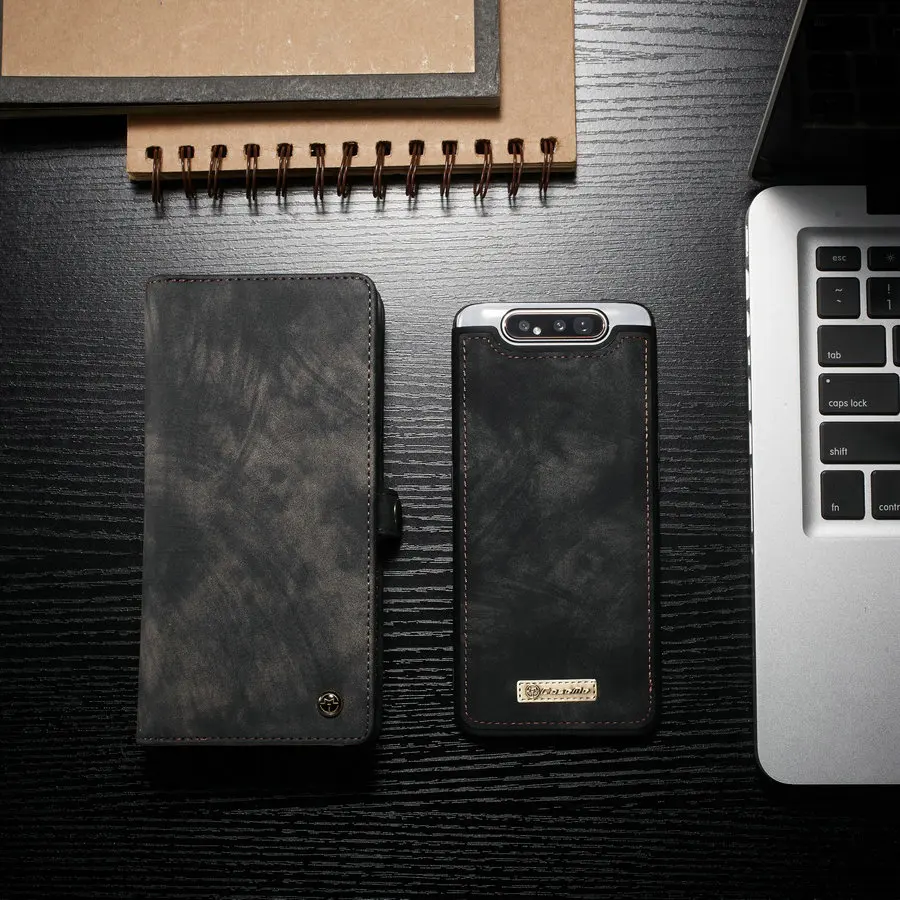 Кожаный чехол CaseMe для samsung Galaxy A80, роскошный 2 в 1, съемный кошелек, откидная крышка для samsung A80, флип-чехлы для телефонов
