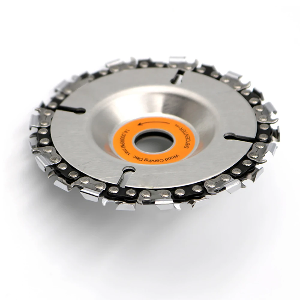Abrasive Tools 4 Inch Angle Grinder Disc and Chain 22 Tooth Fine Cut Chain Set For 100/115 Grinding Machine Disc Chain Saw