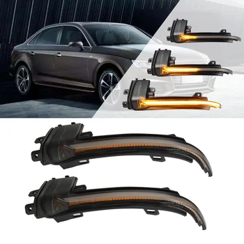 

Dynamic Turn Signal Blinke Repeater Light For Audi A4 A5 B8 A3 8P Q3 A6 C6 4F S6 SQ3 A8 D3 8K Side Wing Rearview Mirror Lamp