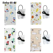 USB подогреватель молока изолированный мешок переносная дорожная чашка грелка детская бутылочка для кормления крышка подогреватель мешок младенческой Кормления бутылки Сумки