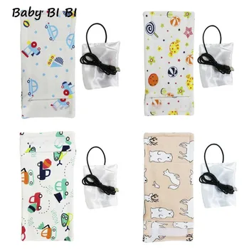 

USB Milk Warmer Insulated Bag Portable Travel Cup Warmer Baby Nursing Bottle Cover Warmer Heater Bag Infant Feeding Bottle Bags