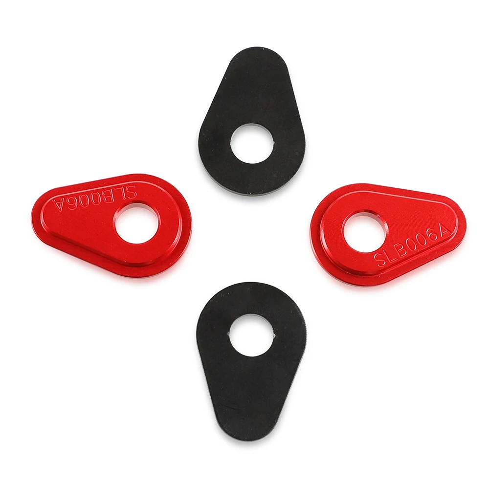 CNC FRONT TURN SIGNAL MOUNT PLATES Motorcycle Turn Signals Indicator Adapter Spacers For Yamaha YZF-R7 Tenere 700 2019 2020 2021
