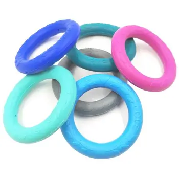 

200pcs Baby Silicone Beads Teething Ring Food Grade Nursing BPA Free High Quality Silicone Teether Necklace Toys