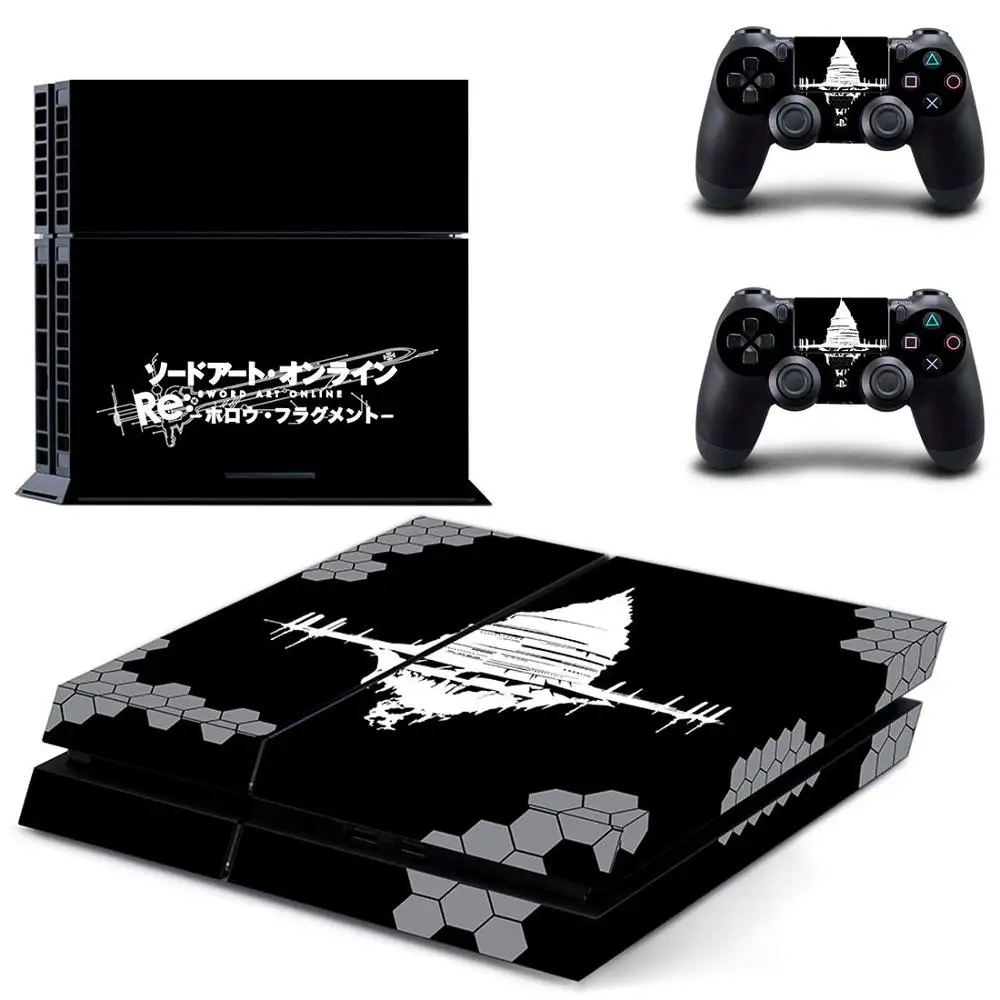 GYTM1557 PS 4 наклейка s Sword Art онлайн PS4 наклейка Play station 4 наклейки на кожу Pegatinas для консоли playstation 4 и 2 контроллера - Цвет: GYTM1557