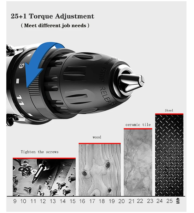 small cordless leaf blower Cordless Screwdriver Electric Screwdriver Cordless Drill  Power Tools Handheld Drill Lithium Battery Charging Drill + Battery compressor spray gun