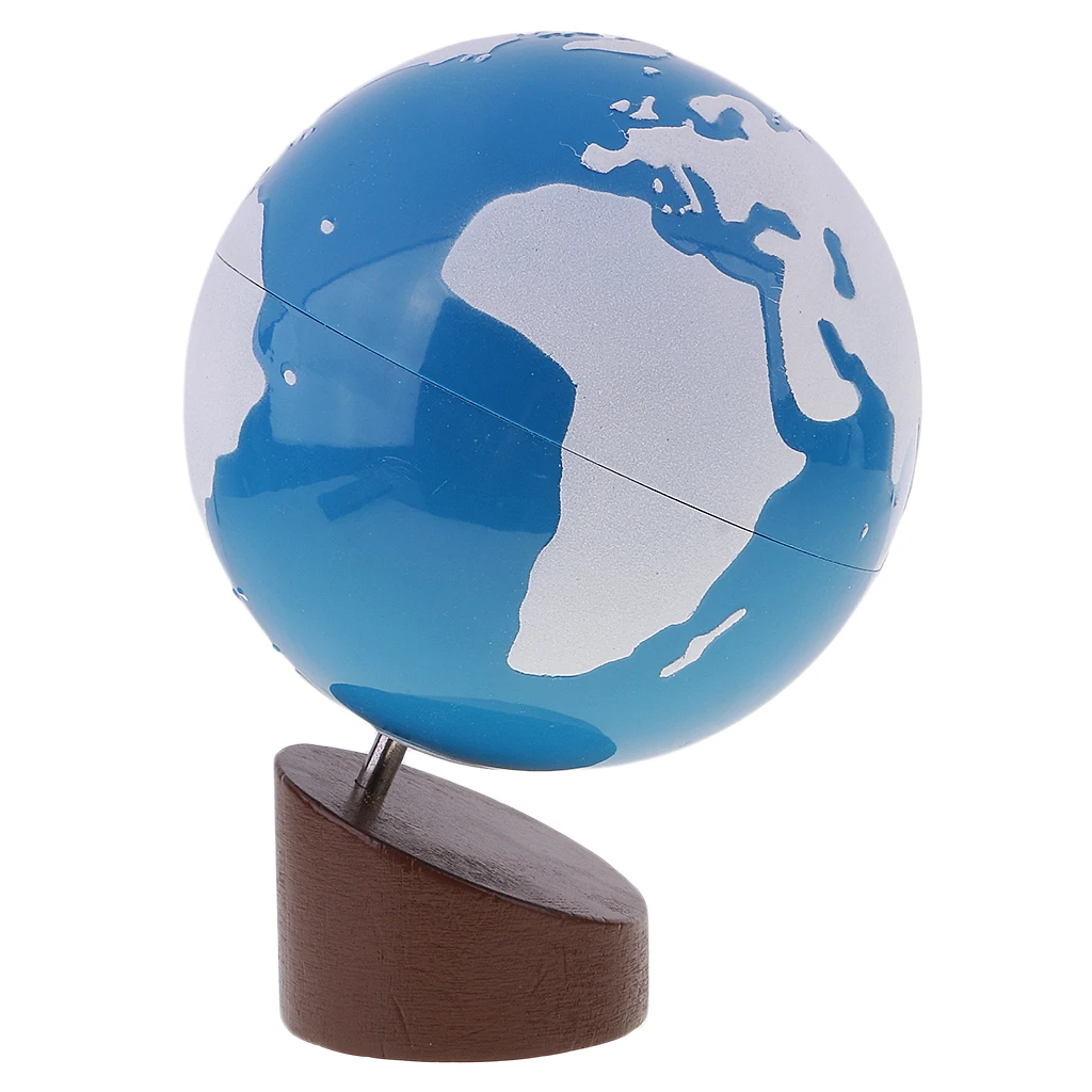 Montessori Gergraphy Material - Globe of Land & Water for Kids Early Learning Toys Gift
