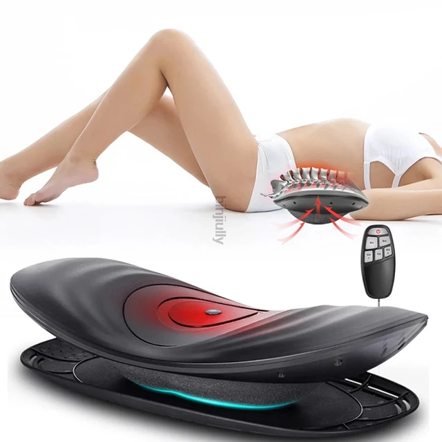 Traction Lumbar High Frequency Vibration Massager For Waist Hot Compress  Physiotherapy Massage Machine Pulse Therapy Back Pain - AliExpress
