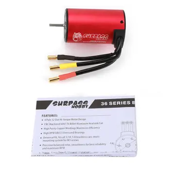 

SURPASSHOBBY KK 3660 2600KV Brushless Motor 2S for 1:10 RC Drift Racing Car Waterproof Sensorless Truck Part