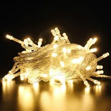 10 м 100 светодиодный свет шнура Водонепроницаемый Свадебные Новогодняя вечеринка, праздник освещения AC110V/220 V на открытом воздухе Luces украшения Рождественские лампы