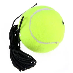 Indoor Single Person Tennis Training Elastic Rope Ball Rebound Tennis Trainer Portable Ball Rubber Tennis Plus Rope Accessories