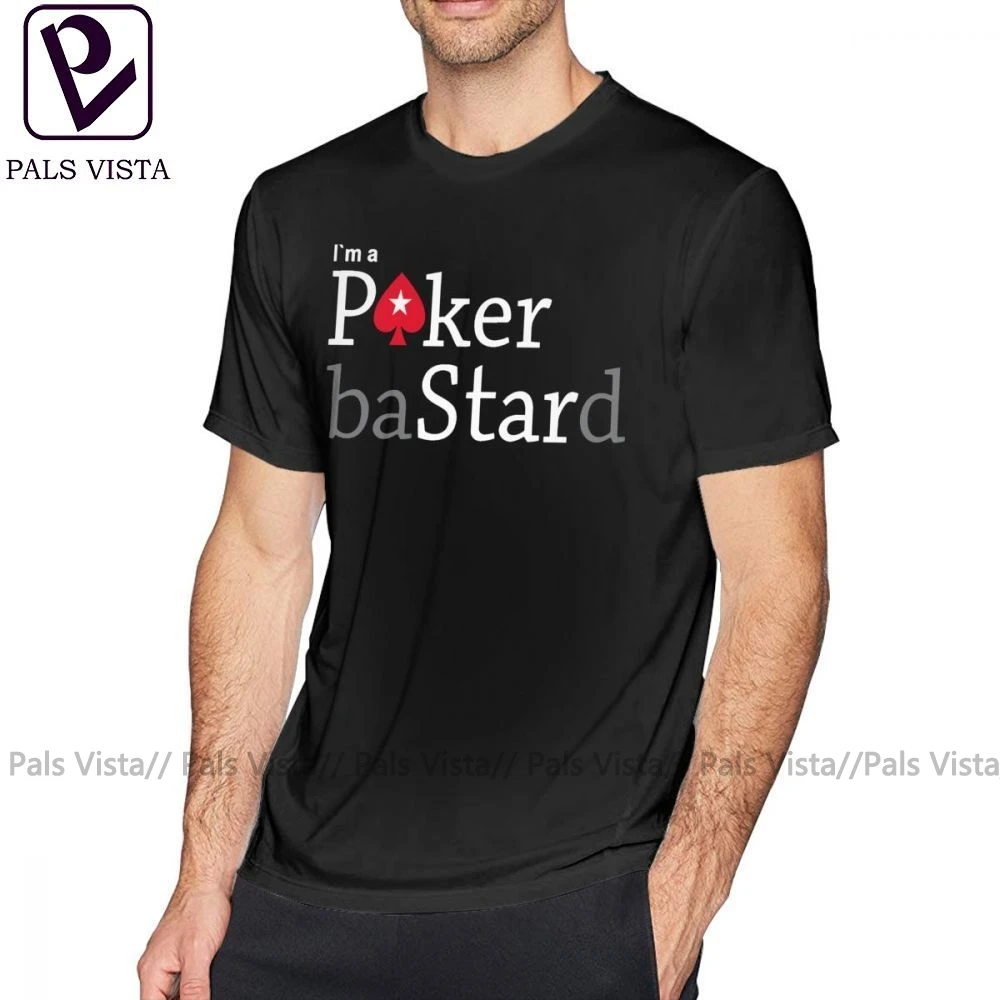 Покер футболка Pokerstar забавные 6xl Футболка с принтом Хлопковая мужская | Отзывы и видеообзор