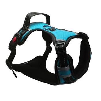 

Dogs Harness Reflective Breathable Adjustable Pet Harness For Dog Vest Patch Outdoor Walking Dog Supplies