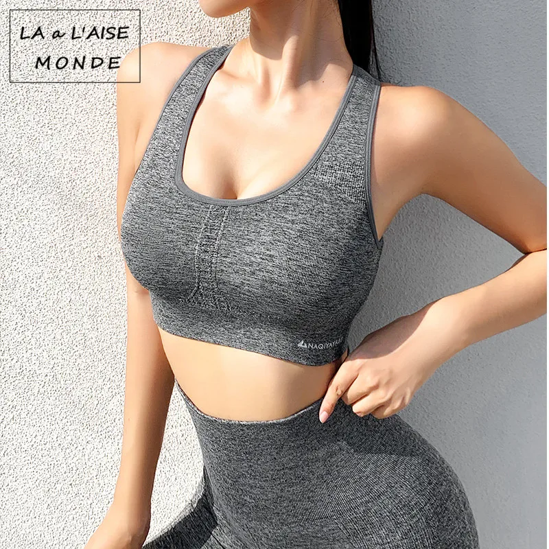 

Breathable Sports Bra Gym Padded Sports Bra Yoga Top&Bra Athletic Gym Running Fitness Workout Sexy Top Sports Bra for Women Gym