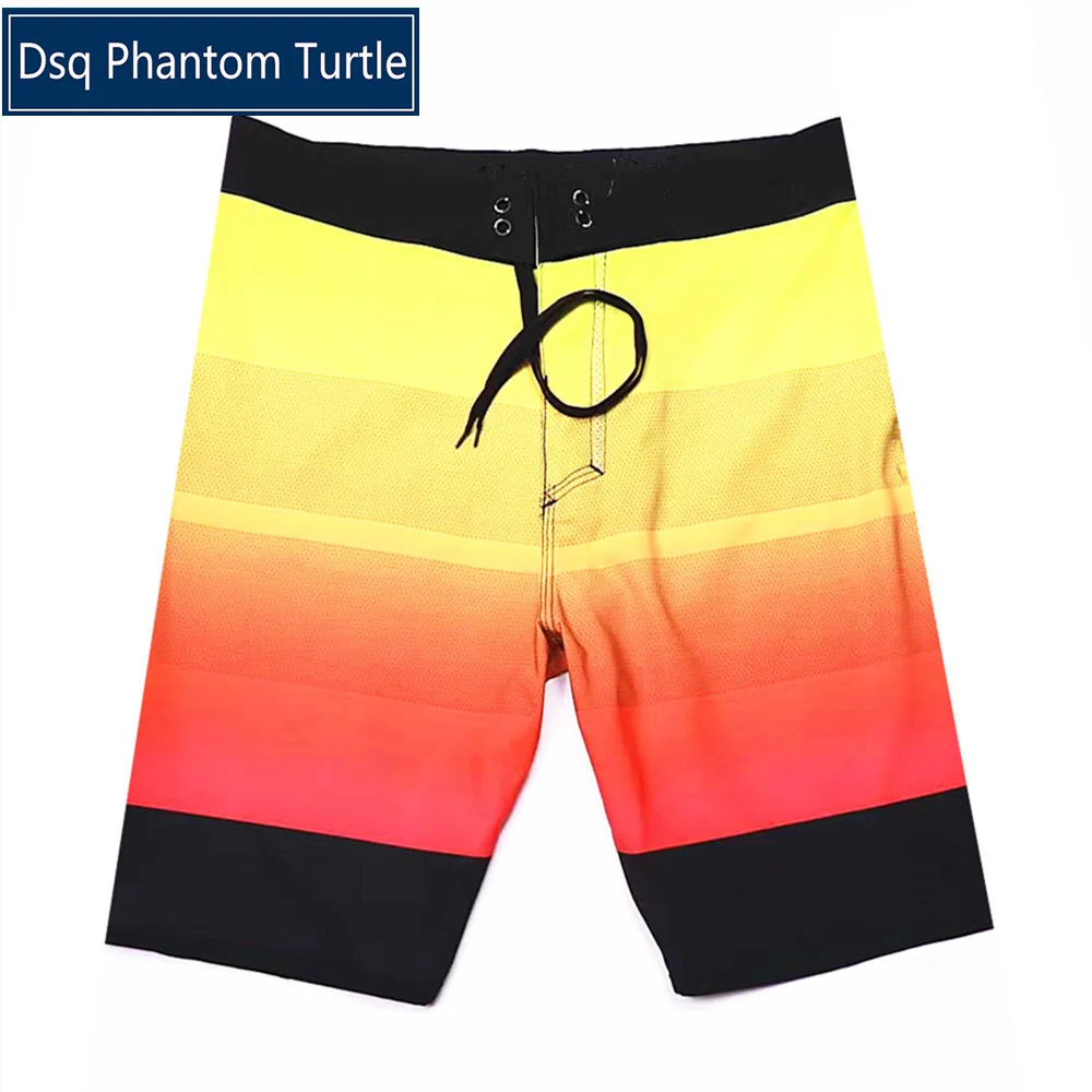 Эластичный полиэстер спандекс купальные костюмы для взрослых известный бренд мода Dsq Phantom черепаха пляжные шорты мужские Гавайские шорты - Цвет: Q