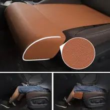 Всесезонная удлиненная подушка для ног офисная автомобильная универсальная домашняя искусственная кожа удлиненный чехол для автомобильного сиденья с пряжкой износостойкий