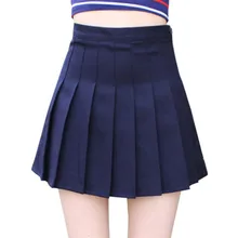 INDJXND плиссированная юбка, XS-XXL, высокая талия, трапециевидная Женская юбка, прошитая плиссированная юбка, эластичная резинка на талии, красивые юбки для танцев для девочек