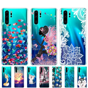 Перейти на Алиэкспресс и купить Чехол для Huawei P30 Pro, силиконовый чехол для телефона из ТПУ, задняя крышка для Huawei P30 Pro VOG-L29 ELE-L29 P 30 Lite, чехол-бампер