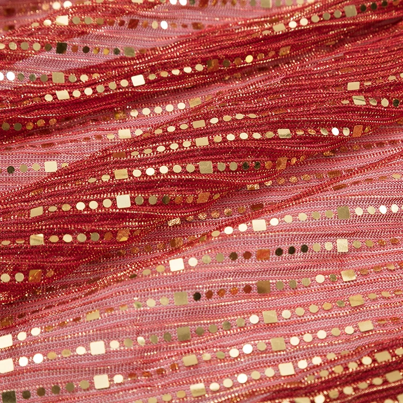 

sari mesh lace fabric crepe fashion designer Sequin fabric for sari dress 45*150cm/piece S32-1