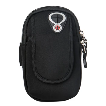 

Unisex Sports Arm Bag Armband Pockets Wrist Cellphone Money Keys Cards Holder Jogging Running Cycling Hiking For Phones