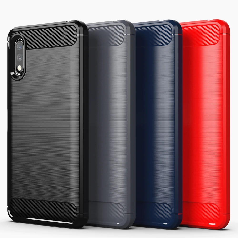 

For Sony Xperia Ace 2 Case Cover for Sony Xperia Ace 2 Cover Shell Capa Funda Business Style Silicone TPU Protective Phone Case
