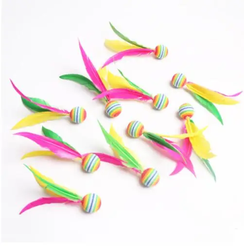 【Exclusive Limited Edition】 suzakoo cricket balls ten pcs set sponge big rainbow-pattern
