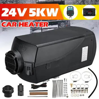 

24V Car Heater 5KW Car Parking Air Diesels Fuel Heater 1 Hole 5000W for RV Boats Motorhome Trucks Trailer Car Accessories