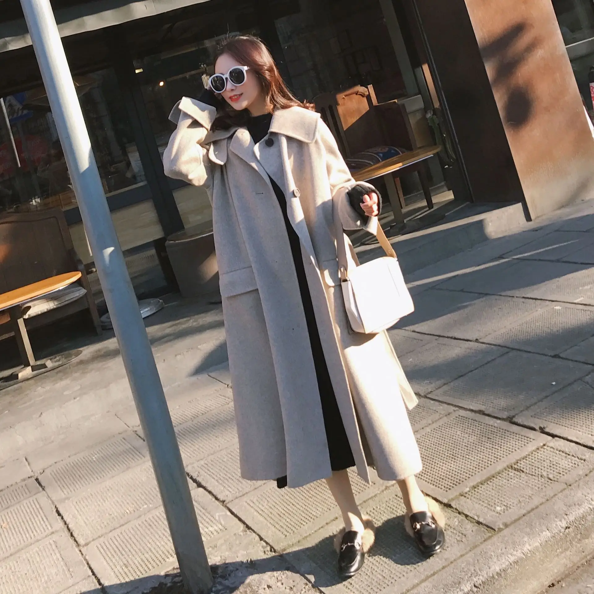 Зимнее женское пальто manteau femme abrigo mujer шерстяное пальто casaco feminino plaszcze damskie bayan Mount manteau femme hiver