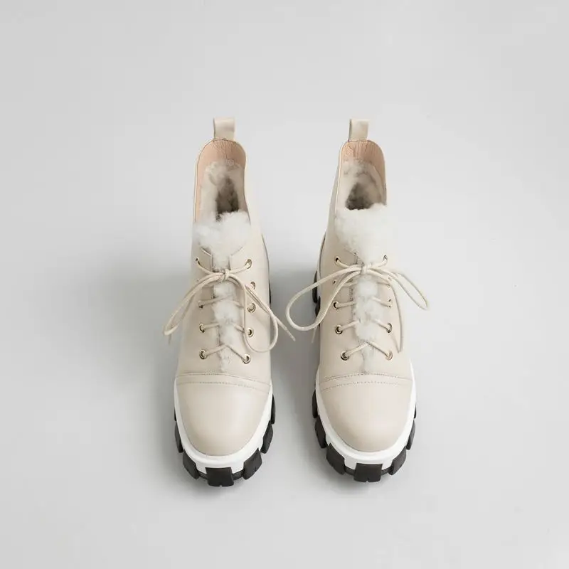 MORAZORA/Новинка года; ботинки из натуральной кожи; женские брендовые зимние ботинки на шнуровке; высококачественные женские ботильоны