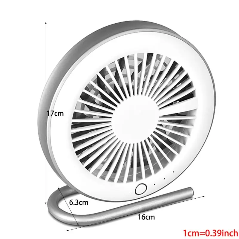

Creative Desktop Stand USB Fan Mini Portable Charging Office Desktop New Strange Quiet Small Fan M7DF