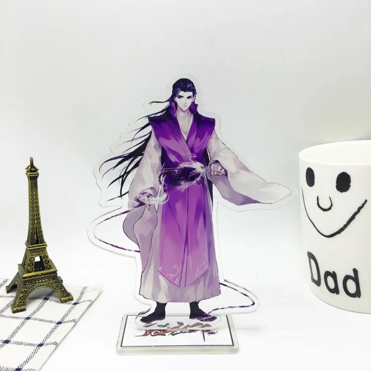 Grandmaster of Demonic культивирование мультфильм акриловый брелок мода личности цепочки для ключей, аксессуары portachiavi Chaveiros 16 см - Цвет: 17