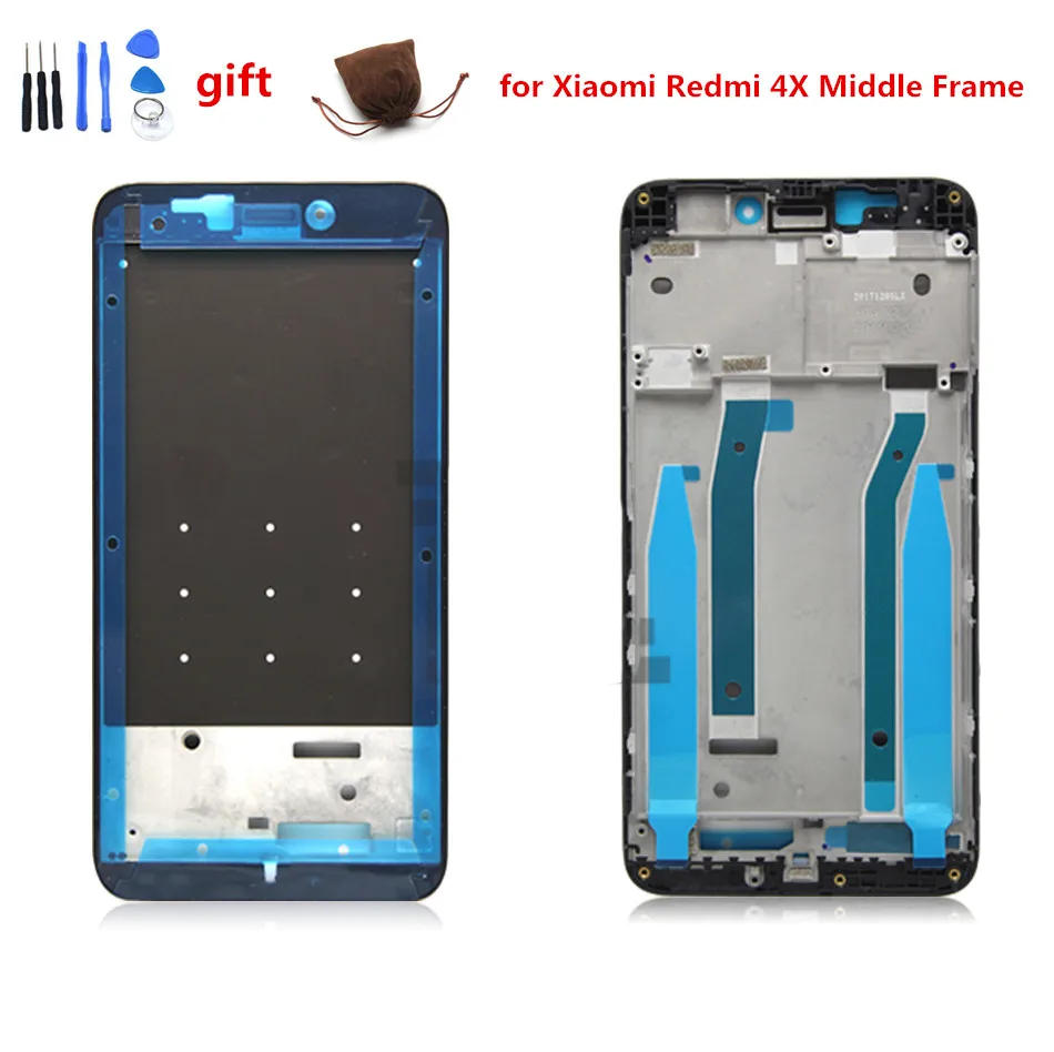 

Mid Frame Plate for Xiaomi Redmi 4X Middle Frame LCD Supporting Faceplate Bezel Housing Redmi 4X Replacement Repair Spare Parts