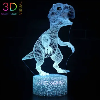 

ATOPH Dinosaur Series 3D LED Night Light Tyrannosaurus Nightlight for Children Birthday Gifts USB Charge Decor Lighting