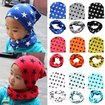 

Scarf Collars Winter Children Hats Baby Hat Gorros Autumn Beanie Toddler Infantiles Kids Hat Girl 1 Set Crochet Boy Cap