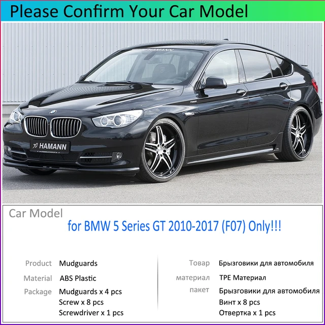 For BMW 5 Series Gran Turismo GT F07 2010~2017 2011 2012 2013 2014 Fender  Mudguards Mud Flaps Guard Splash Flap Car Accessories - AliExpress