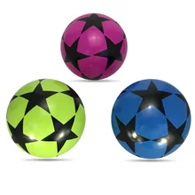 9-Inch Five-pointed Star Pattern Thick Environmentally Friendly PVC pai qiu Children Inflatable Toy Elastic Ball Kindergarten Ba