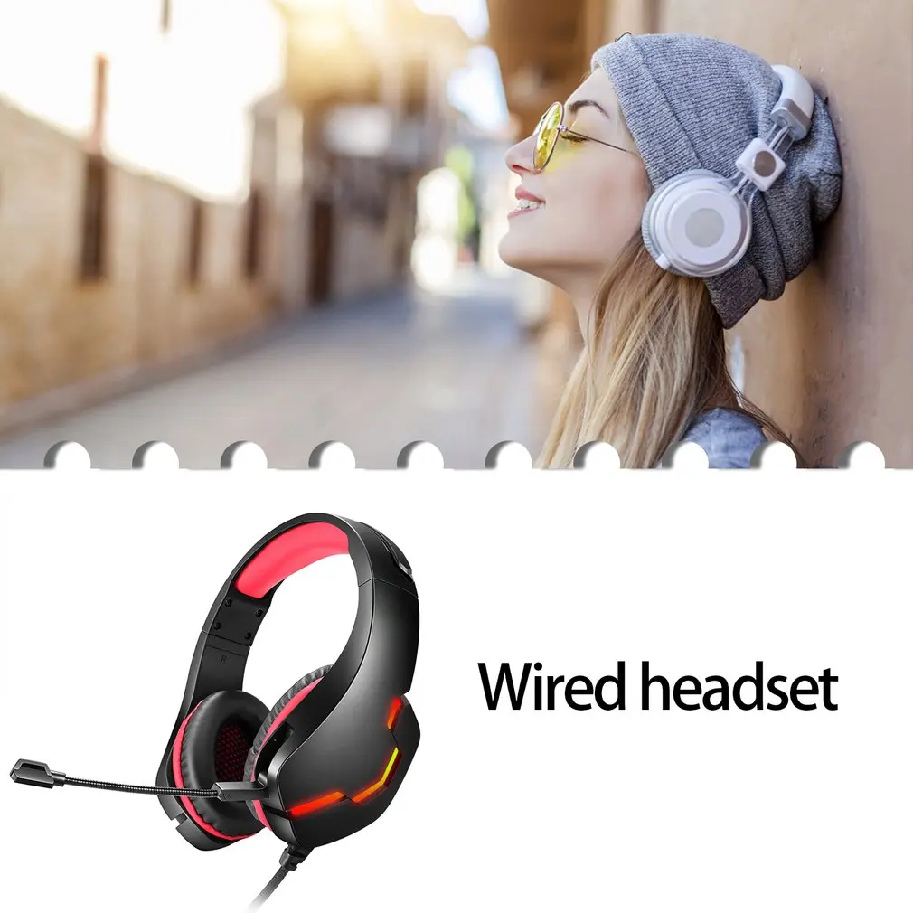 J10 Gaming Headsets Stereo High Definition Over Head Gaming Headphone Noise Canceling Gaming Headphone