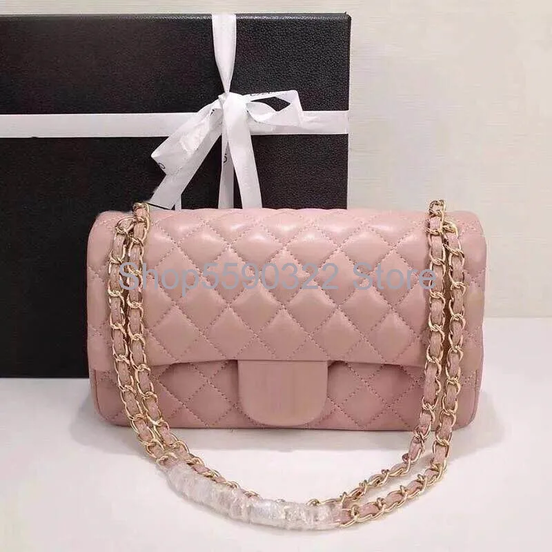 

018 New Aprilla Famous Luxury Brand Designer Women Shoulder Bags classical Diamond Lattice High Quality sheepskin leather chain