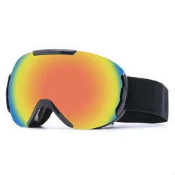 2021New Spherical Double-layer Winter Anti-fog Sponge Snow Mirror Unisex Adult Outdoor Ski Mountaineering Ski Goggles
