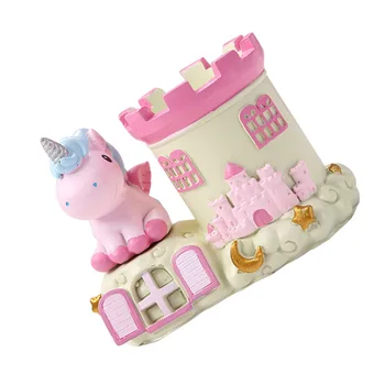 

1PC Unicorn Pen Holder Lamp Creative Unicorn Pen Container Lamp Decor for Pupils Kids Child