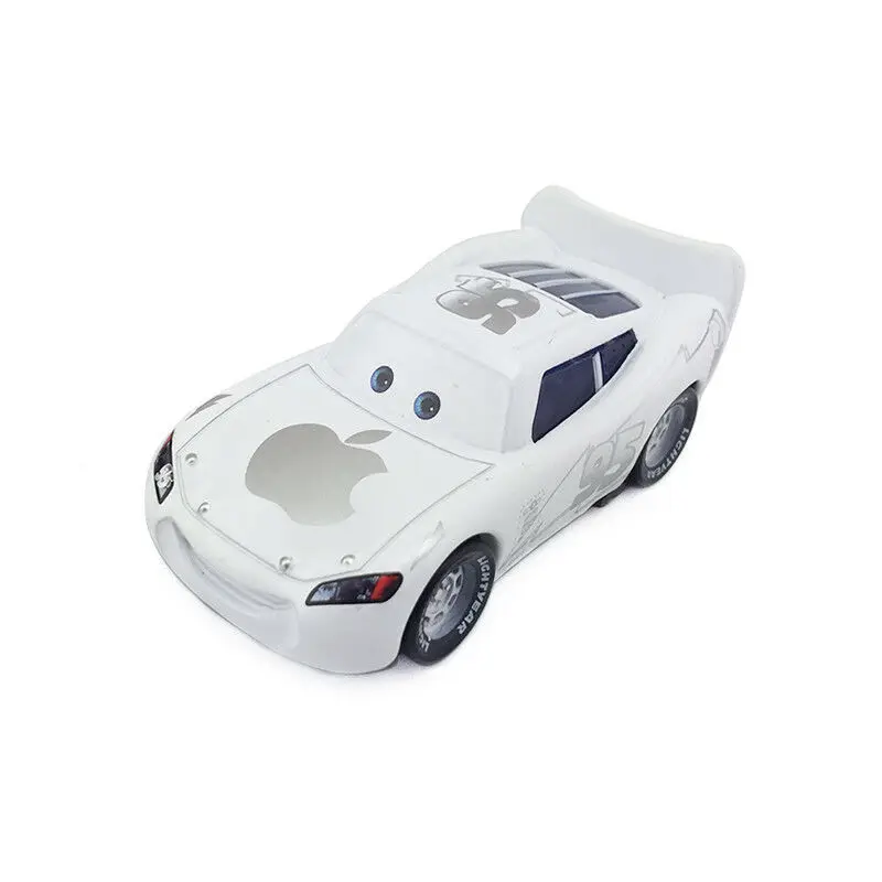 Disney «Тачки» № 95 Белый Apple Lighting McQueen Diecast металлические игрушка модель автомобиля