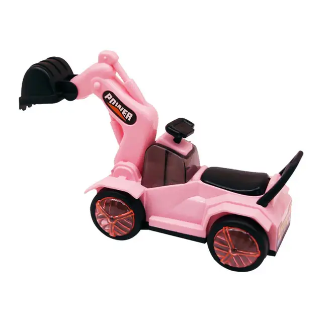 Children's Excavator Toy Music Light Engineering Vehicle Toy Electric Toy Car For Girls Boy Outdoor Fun Kids Toys 2