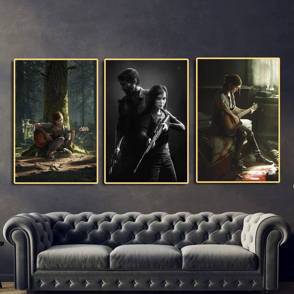 The Last of Us Game холст картины зомби Выживание ужас экшн постер и печать Настенная